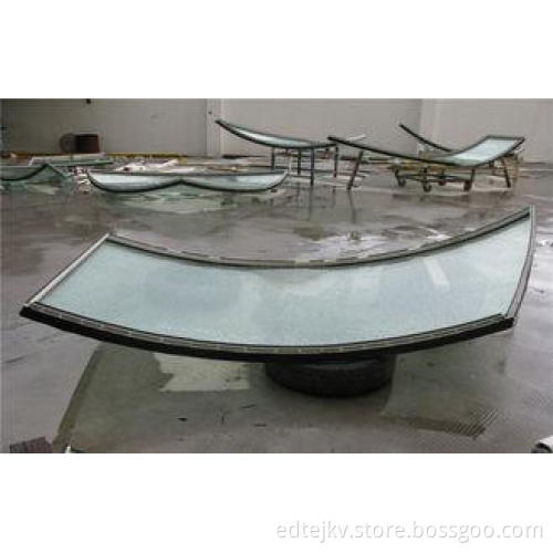 Curved Thermal Insulated Glass For Building , Sound Insulat